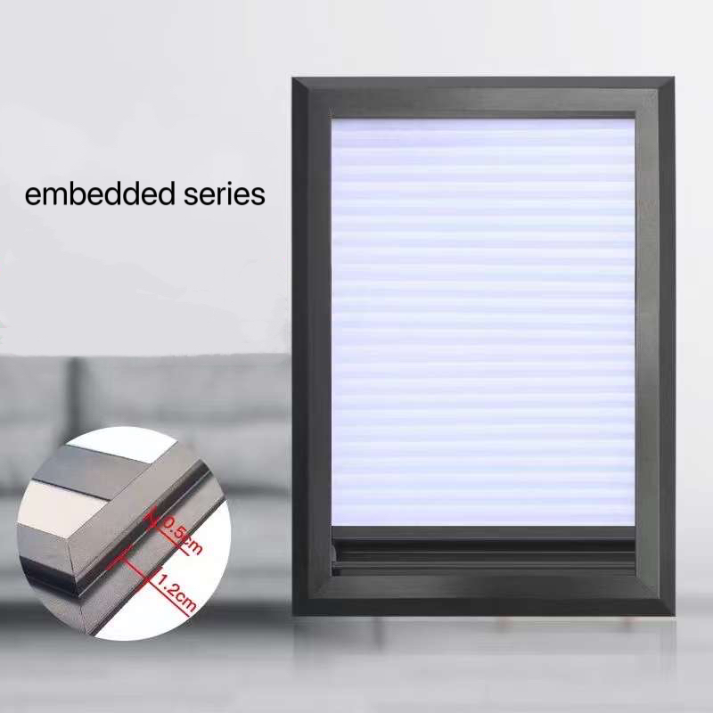 Embedded honeycomb blinds series